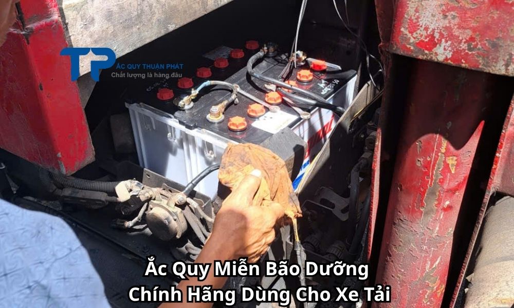 Ắc Quy Miễn Bão Dưỡng Chính Hãng Dùng Cho Xe Tải