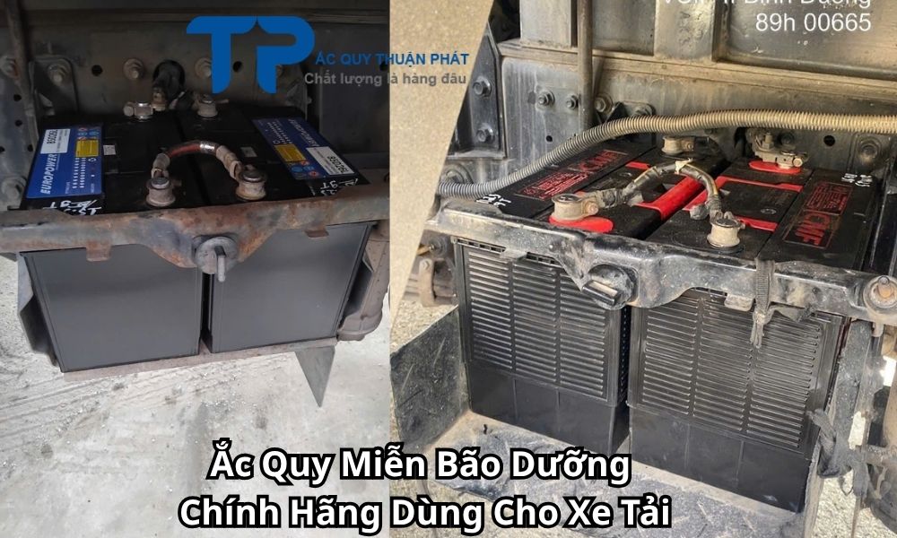 Ắc Quy Miễn Bão Dưỡng Chính Hãng Dùng Cho Xe Tải