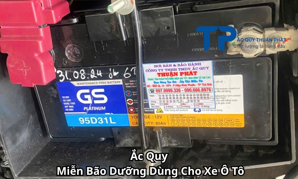 Ắc Quy Miễn Bão Dưỡng Dùng Cho Xe Ô Tô