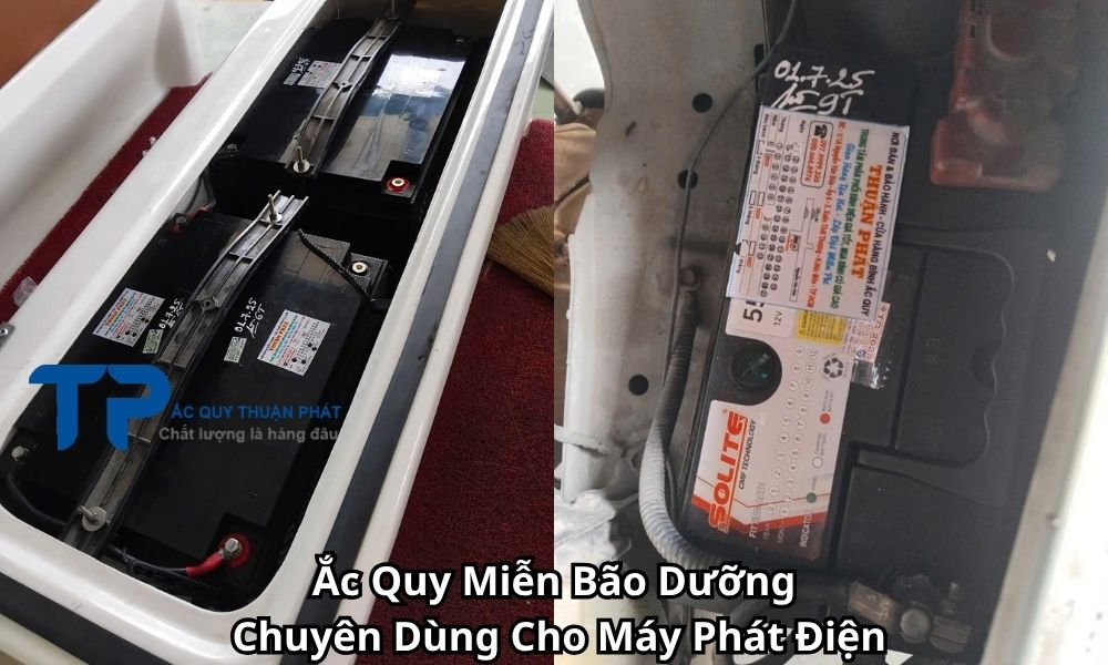 Ắc Quy Miễn Bão Dưỡng Chuyên Dùng Cho Máy Phát Điện