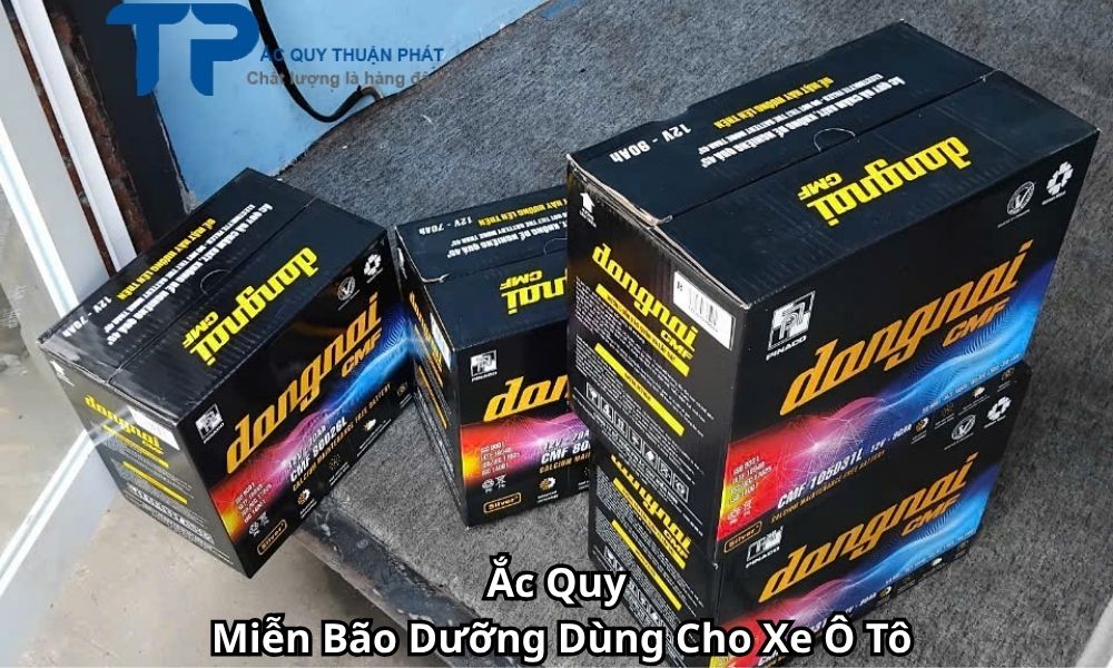 Ắc Quy Miễn Bão Dưỡng Dùng Cho Xe Ô Tô
