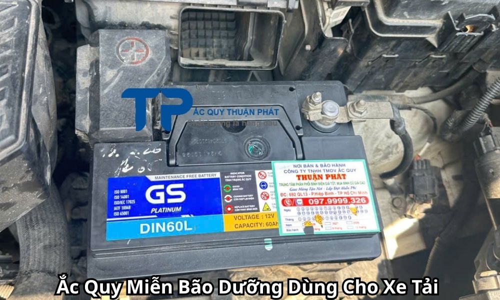 Ắc Quy Miễn Bão Dưỡng Dùng Cho Xe Tải