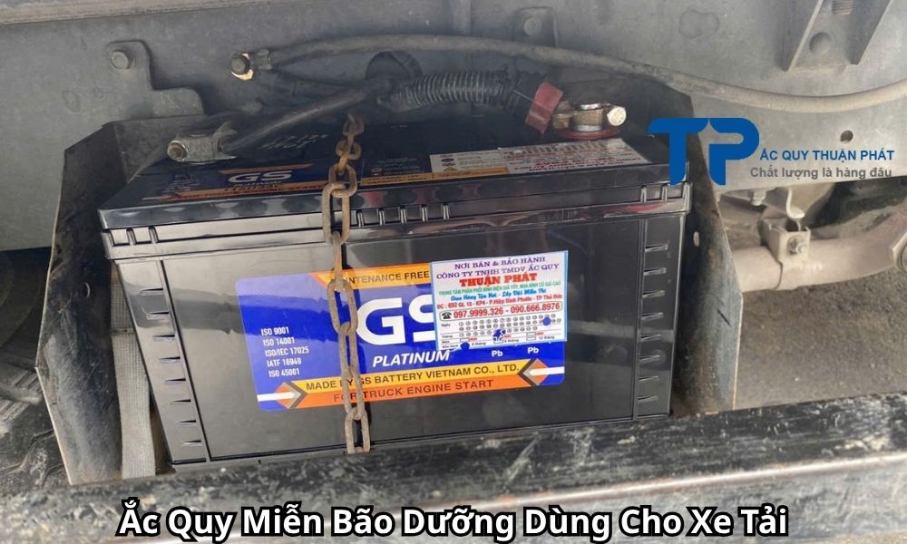 Ắc Quy Miễn Bão Dưỡng Dùng Cho Xe Tải