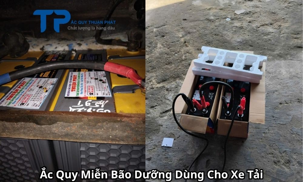 Ắc Quy Miễn Bão Dưỡng Dùng Cho Xe Tải