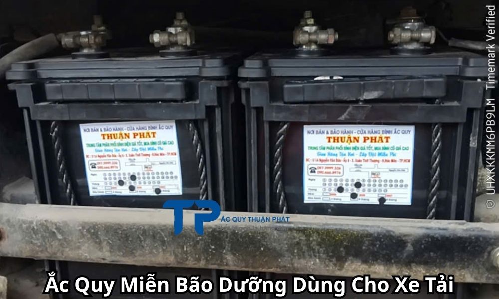 Ắc Quy Miễn Bão Dưỡng Dùng Cho Xe Tải