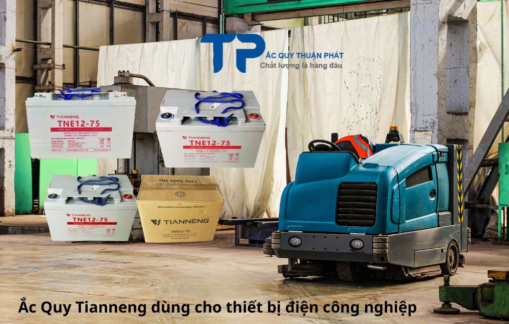 Ắc Quy Tianneng dùng cho thiết bị điện Công Nghiệp