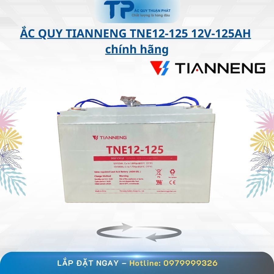 Ắc Quy Tianneng TNE12-125 12V - 125AH chính hãng