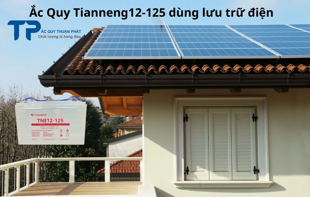 Ắc Quy Tianneng TNE12-125 dùng lưu trữ điện