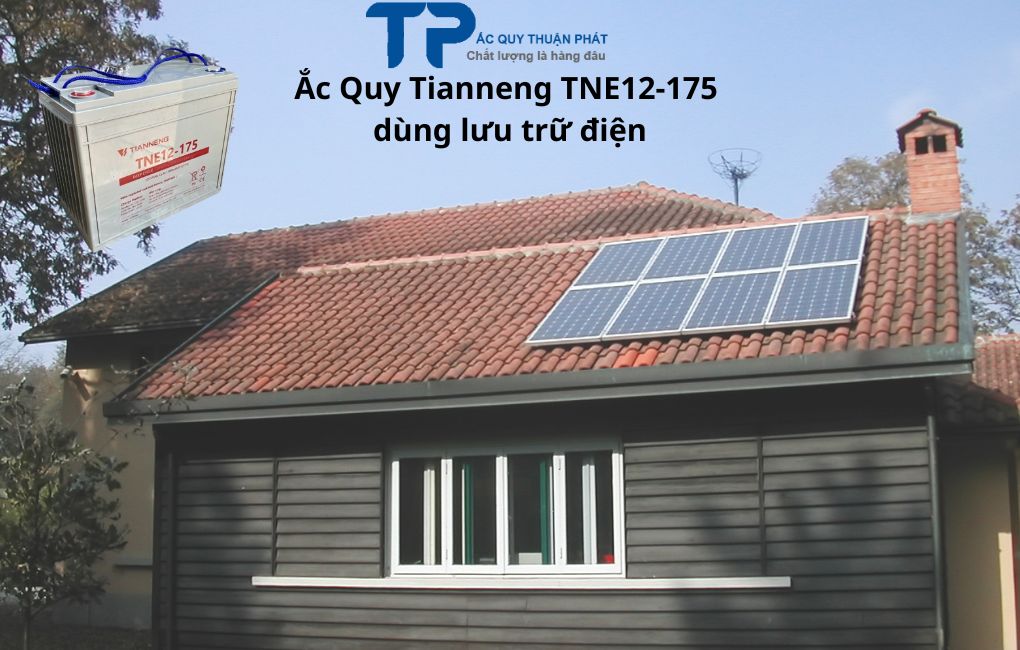 Ắc Quy Tianneng TNE12-175 dùng lưu trữ điện