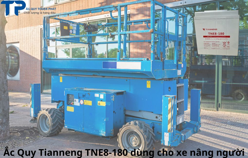 Ắc Quy Tianneng TNE8-180 dùng cho xe nâng người