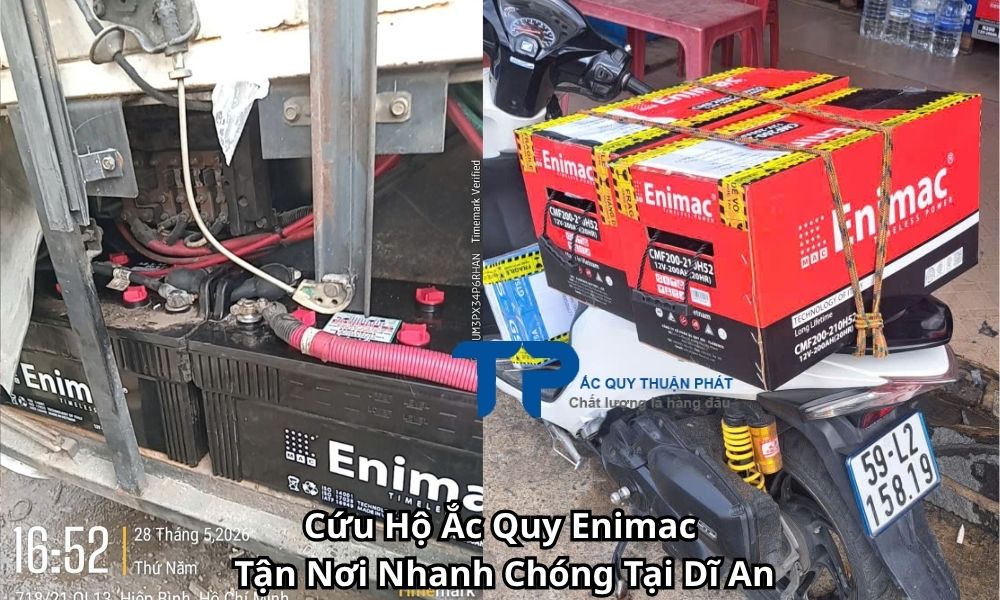 Cứu Hộ Ắc Quy Enimac Tận Nơi Nhanh Chóng Tại Dĩ An