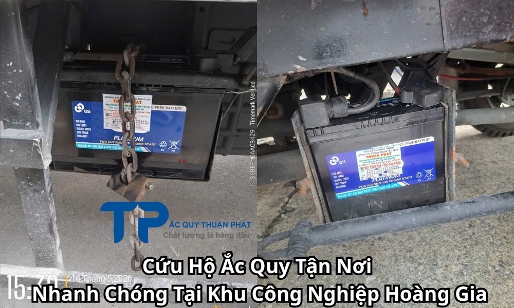 Cứu Hộ Ắc Quy Tận Nơi Nhanh Chóng Tại Khu Công Nghiệp Hoàng Gia