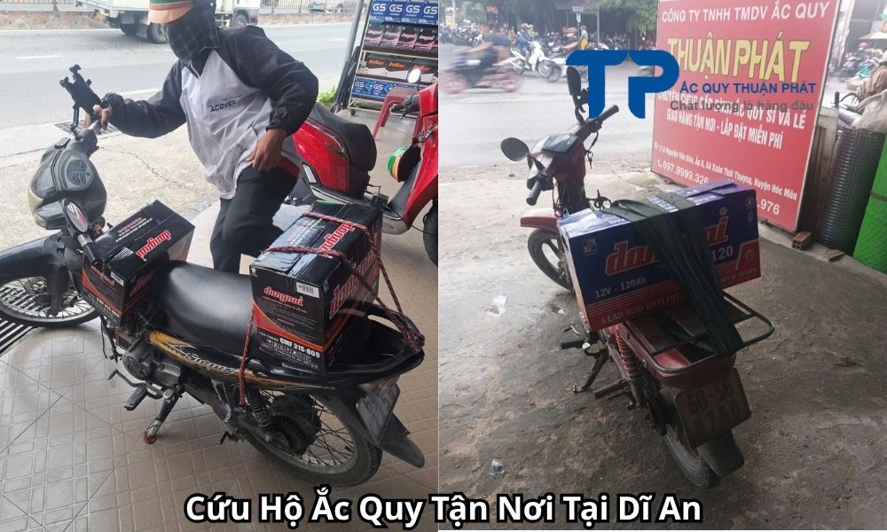 Cứu Hộ Ắc Quy Tận Nơi Tại Dĩ An