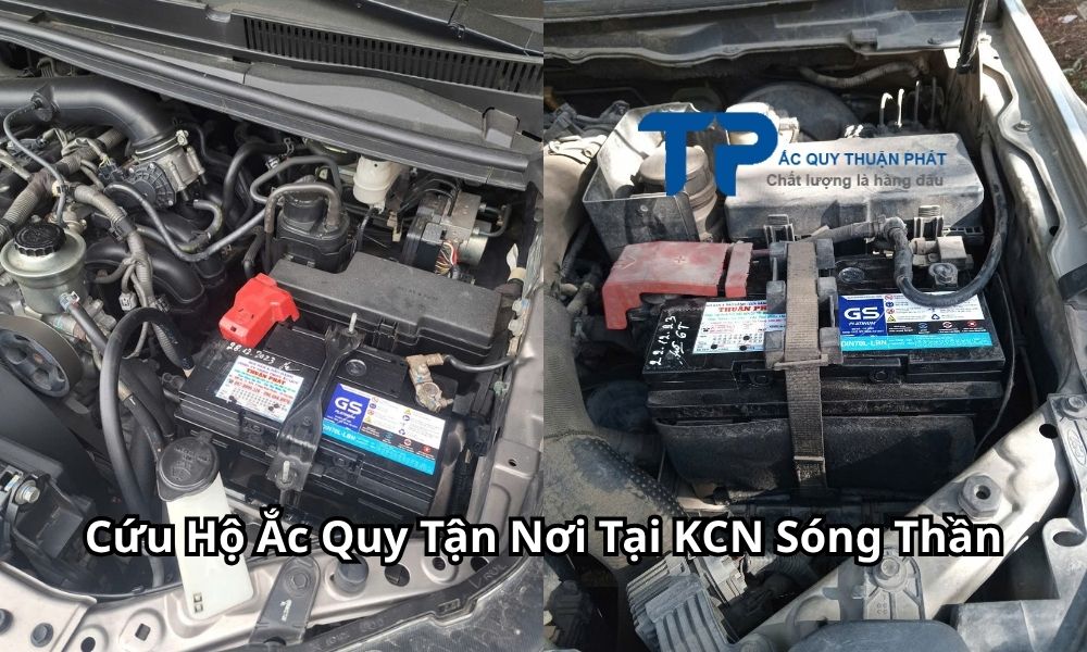 Cứu Hộ Ắc Quy Tận Nơi Tại KCN Sóng Thần
