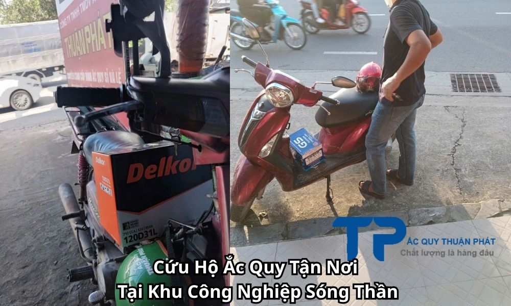 Cứu Hộ Ắc Quy Tận Nơi Tại Khu Công Nghiệp Sóng Thần