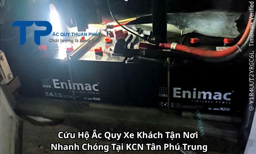 Cứu Hộ Ắc Quy Xe Khách Tận Nơi Nhanh Chóng Tại KCN Tân Phú Trung