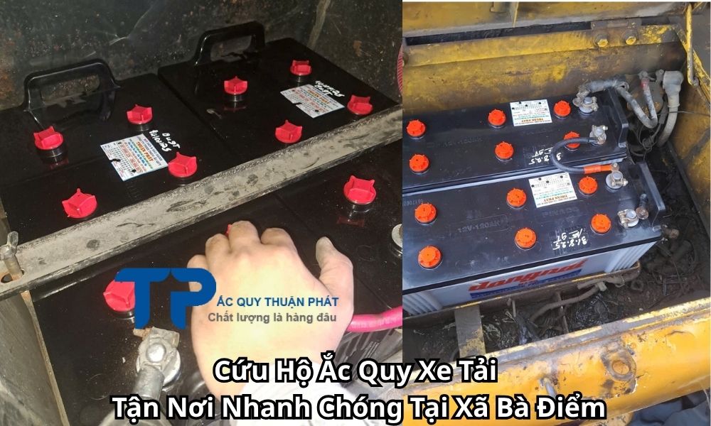 Cứu Hộ Ắc Quy Xe Tải Tận Nơi Nhanh Chóng Tại Xã Bà Điểm