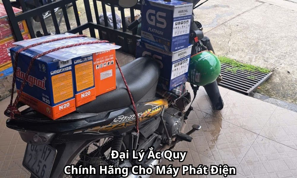 Đại Lý Ắc Quy Chính Hãng Cho Máy Phát Điện