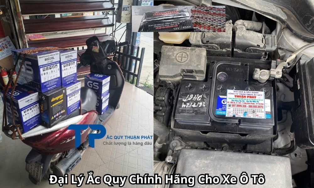 Đại Lý Ắc Quy Chính Hãng Cho Xe Ô Tô