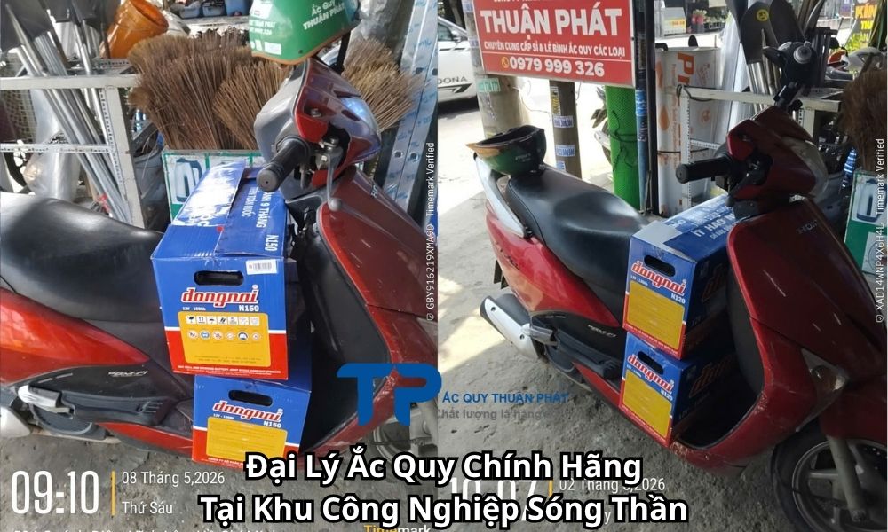Đại Lý Ắc Quy Chính HãngTại Khu Công Nghiệp Sóng Thần
