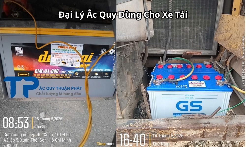 Đại Lý Ắc Quy Dùng Cho Xe Tải