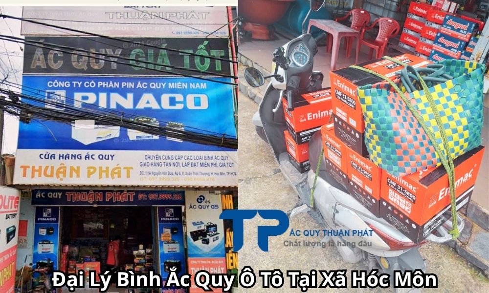 Đại Lý BÌnh Ắc Quy Ô Tô Tại Xã Hóc Môn