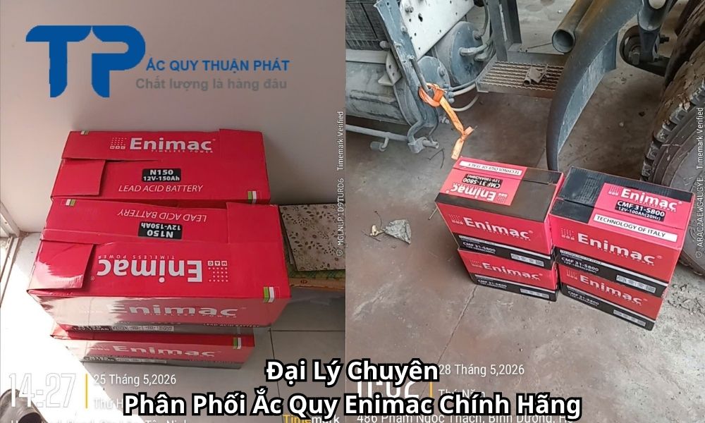 Đại Lý Chuyên Phân Phối Ắc Quy Enimac Chính Hãng