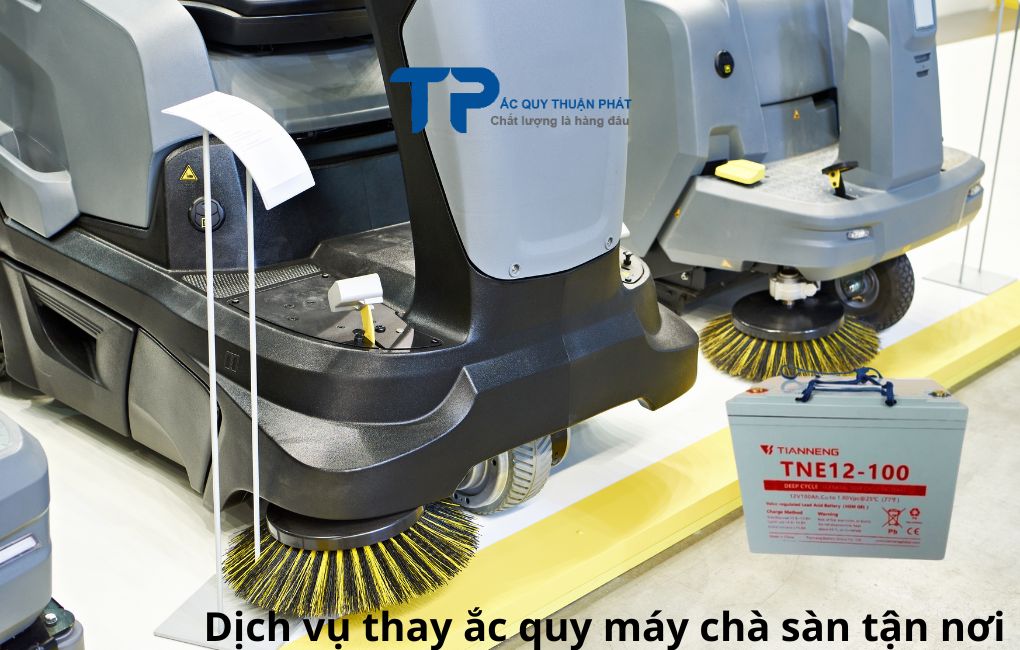 Dịch vụ thay ắc quy Máy Chà Sàn