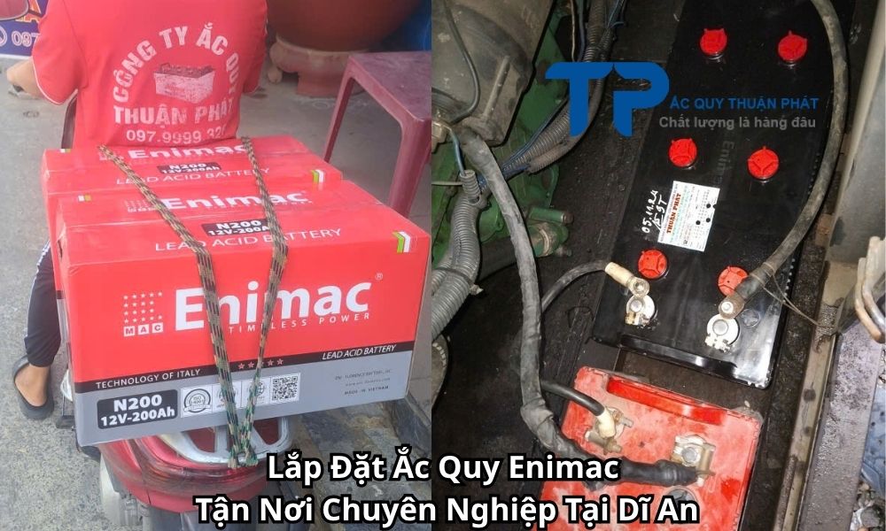 Lắp Đặt Ắc Quy Enimac Tận Nơi Chuyên Nghiệp Tại Dĩ An