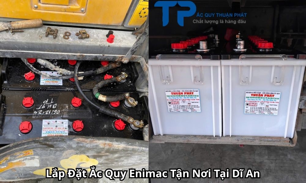 Lắp Đặt Ắc Quy Enimac Tận Nơi Tại Dĩ An