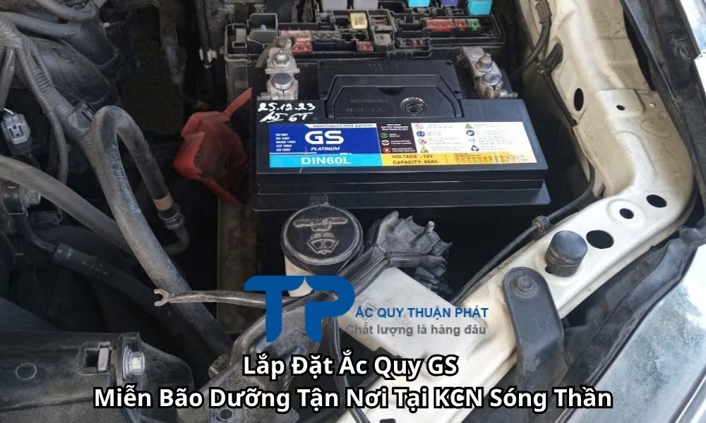 Lắp Đặt Ắc Quy GS Miễn Bão Dưỡng Tận Nơi Tại KCN Sóng Thần