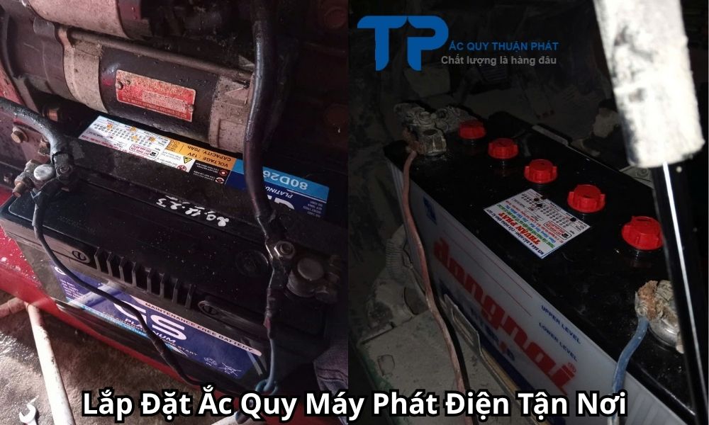 Lắp Đặt Ắc Quy Máy Phát Điện Tận Nơi