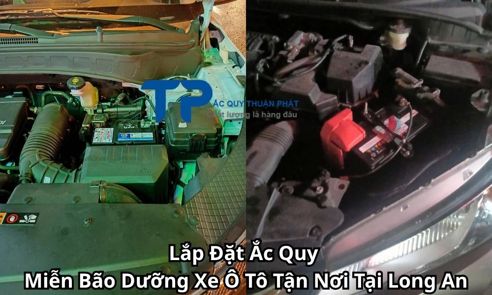 Lắp Đặt Ắc Quy Miễn Bão Dưỡng Xe Ô Tô Tận Nơi Tại Long An