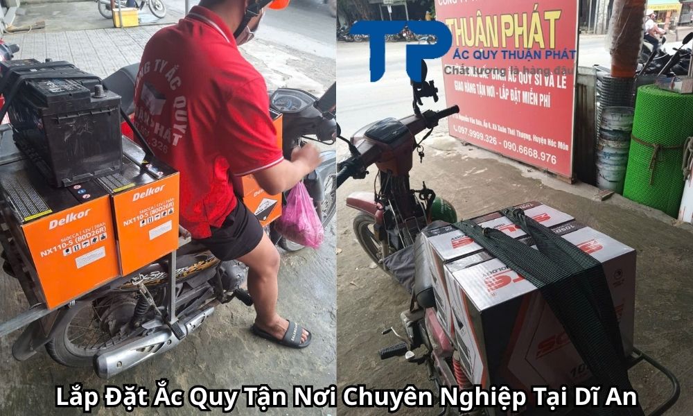 Lắp Đặt Ắc Quy Tận Nơi Chuyên Nghiệp Tại Dĩ An