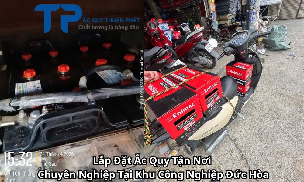 Lắp Đặt Ắc Quy Tận Nơi Chuyên Nghiệp Tại Khu Công Nghiệp Đức Hòa