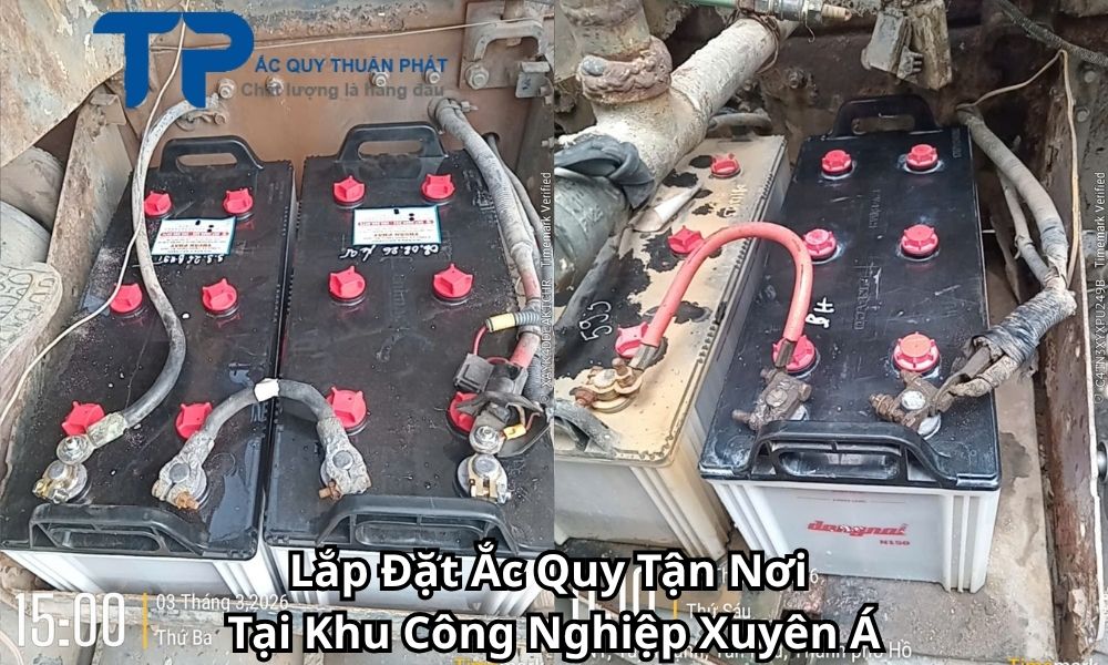 Lắp Đặt Ắc Quy Tận Nơi Tại Khu Công Nghiệp Xuyên Á