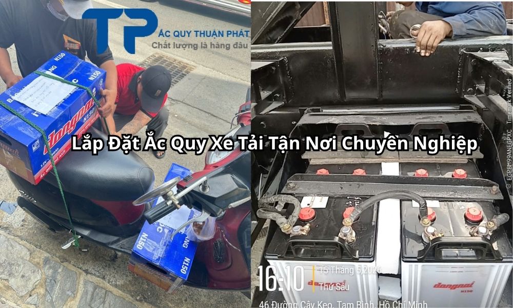 Lắp Đặt Ắc Quy Xe Tải Tận Nơi Chuyên Nghiệp