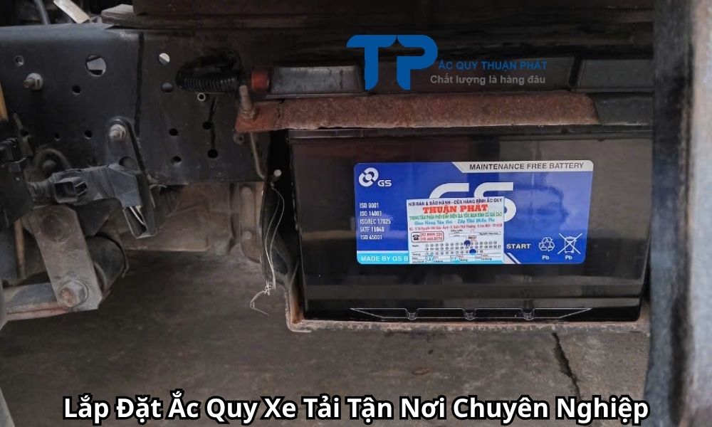 Lắp Đặt Ắc Quy Xe Tải Tận Nơi Chuyên Nghiệp