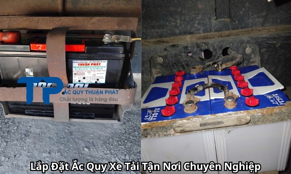 Lắp Đặt Ắc Quy Xe Tải Tận Nơi Chuyên Nghiệp