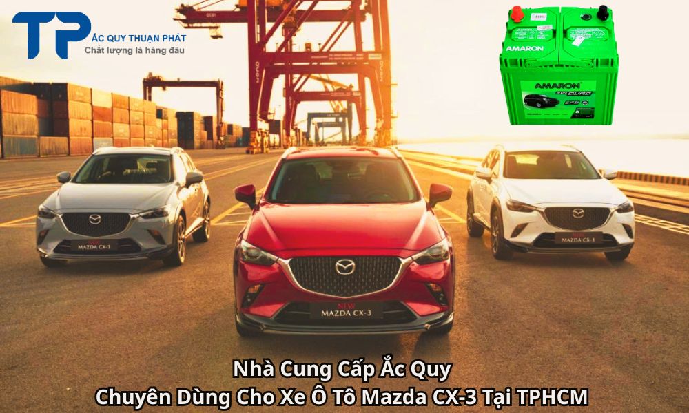 Nhà Cung Cấp Ắc Quy Chuyên Dùng Cho Xe Ô Tô Mazda CX-3 Tại TPHCM