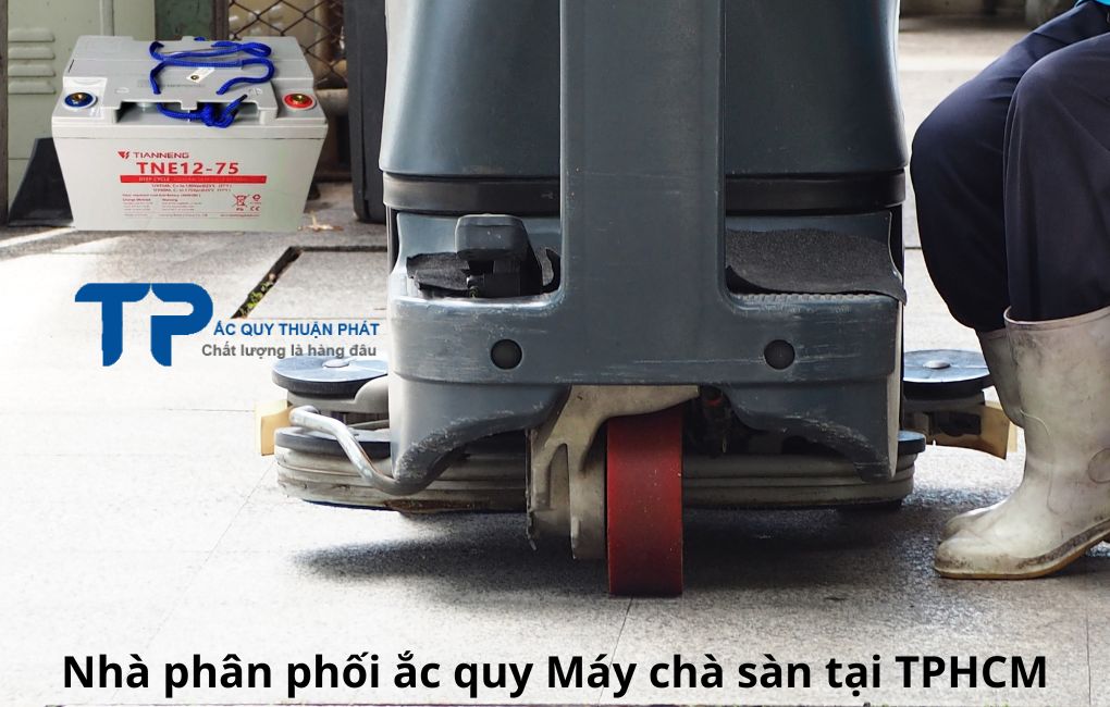 Nhà phân phối ắc quy Máy chà sàn tại TPHCM