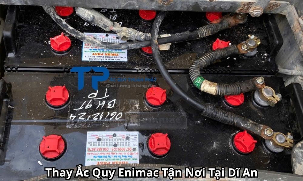 Thay Ắc Quy Enimac Tận Nơi Tại Dĩ An