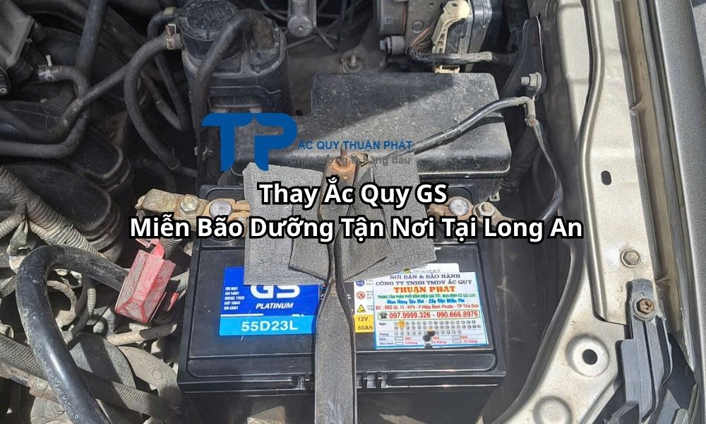 Thay Ắc Quy GS Miễn Bão Dưỡng Tận Nơi Tại Long An
