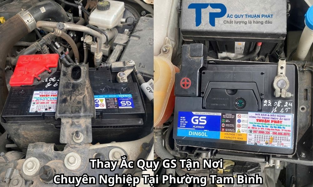 Thay Ắc Quy GS Tận Nơi Chuyên Nghiệp Tại Phường Tam Bình