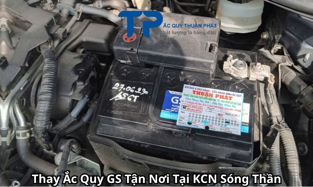 Thay Ắc Quy GS Tận Nơi Tại KCN Sóng Thần