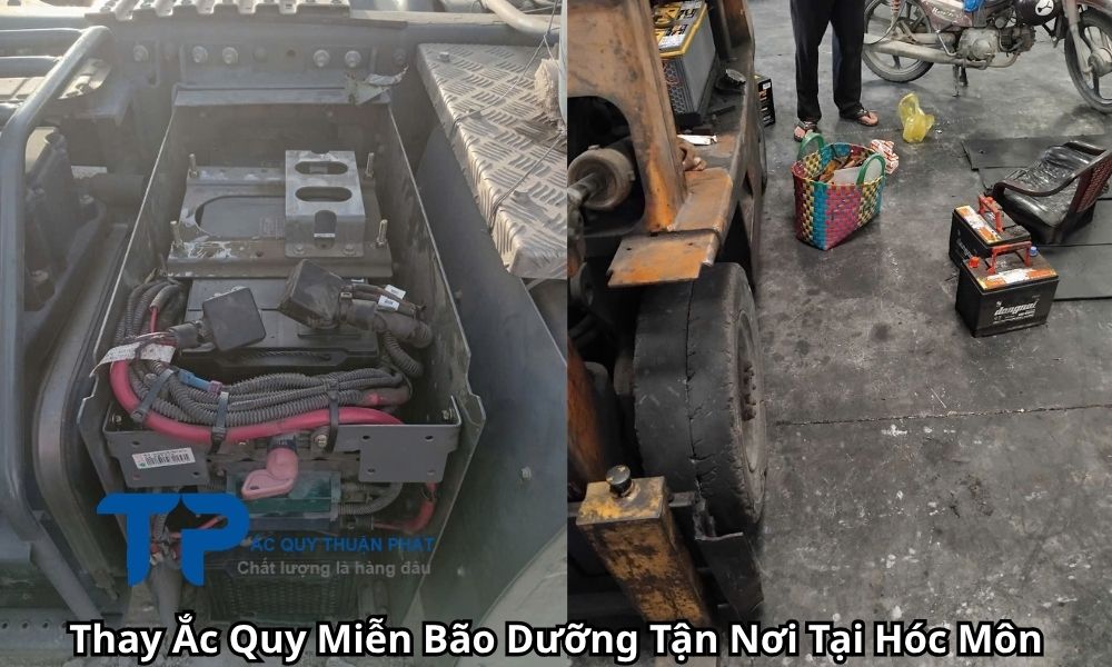Thay Ắc Quy Miễn Bão Dưỡng Tận Nơi Tại Hóc Môn