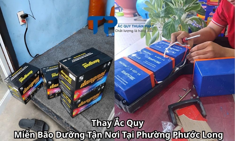Thay Ắc Quy Miễn Bão Dưỡng Tận Nơi Tại Phường Phước Long