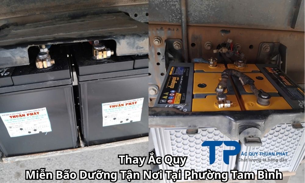 Thay Ắc Quy Miễn Bão Dưỡng Tận Nơi Tại Phường Tam Bình