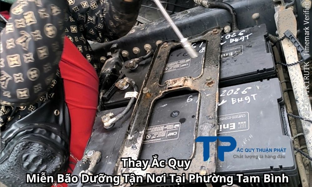 Thay Ắc Quy Miễn Bão Dưỡng Tận Nơi Tại Phường Tam Bình