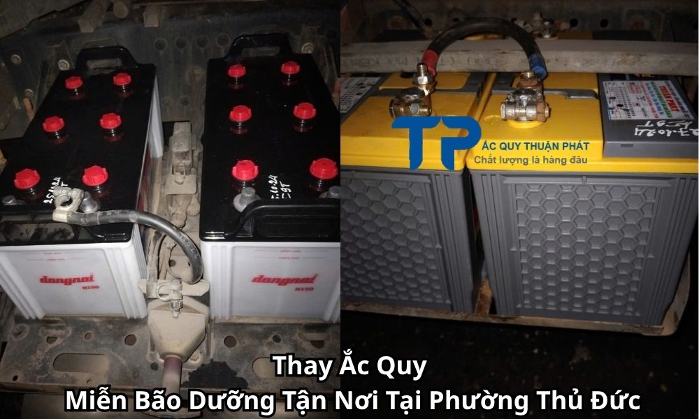 Thay Ắc Quy Miễn Bão Dưỡng Tận Nơi Tại Phường Thủ Đức